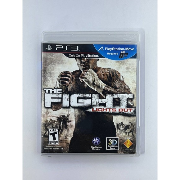 PS3 The Fight Lights Out Playstation 3 Move Game Sony Fast Ship